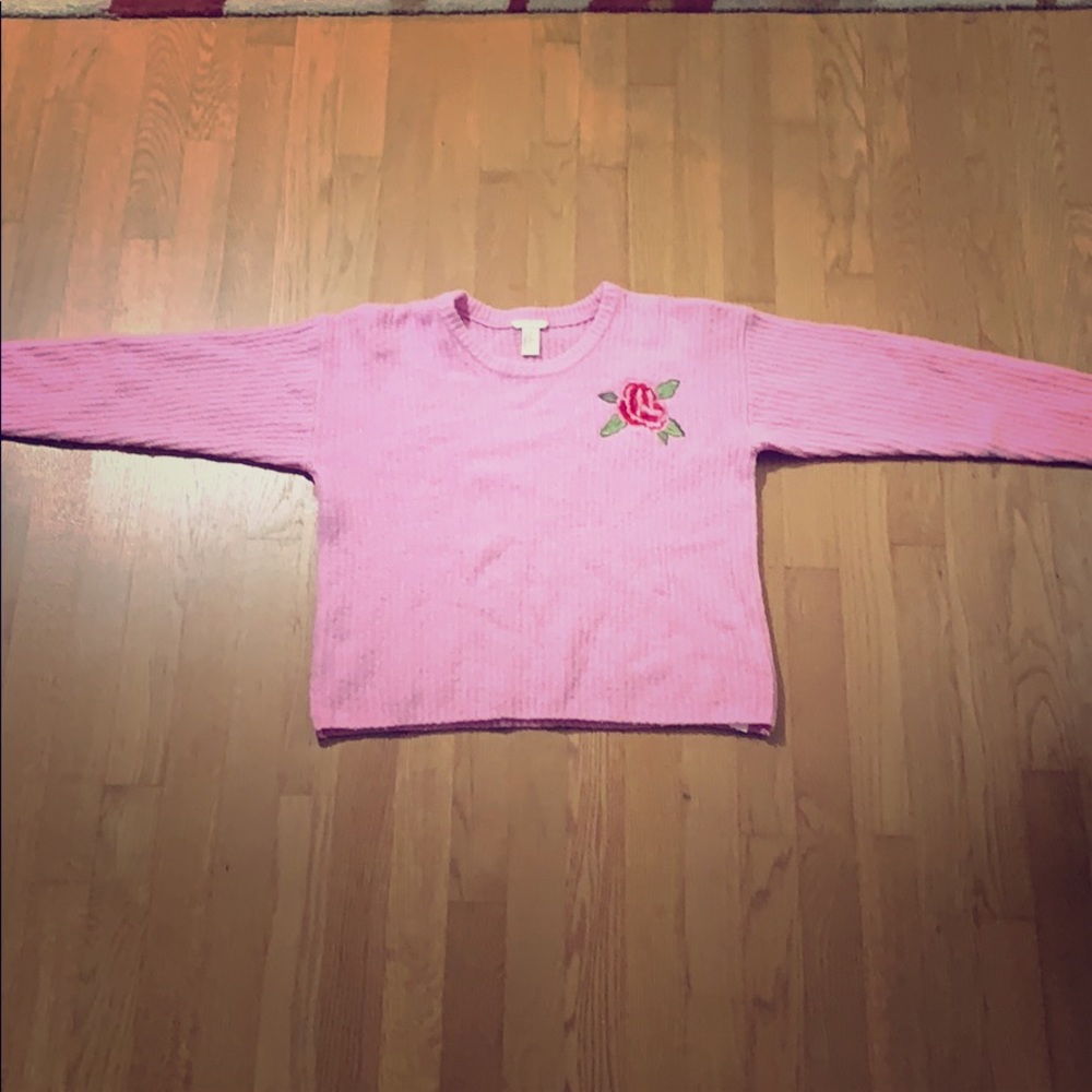 Forever 21 Pink Wool Crewneck